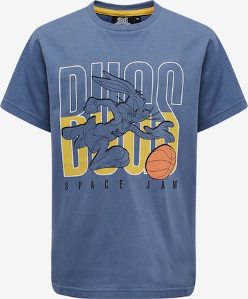 T-Shirt 'Space Jam Tres' Hummel en bleu : devant