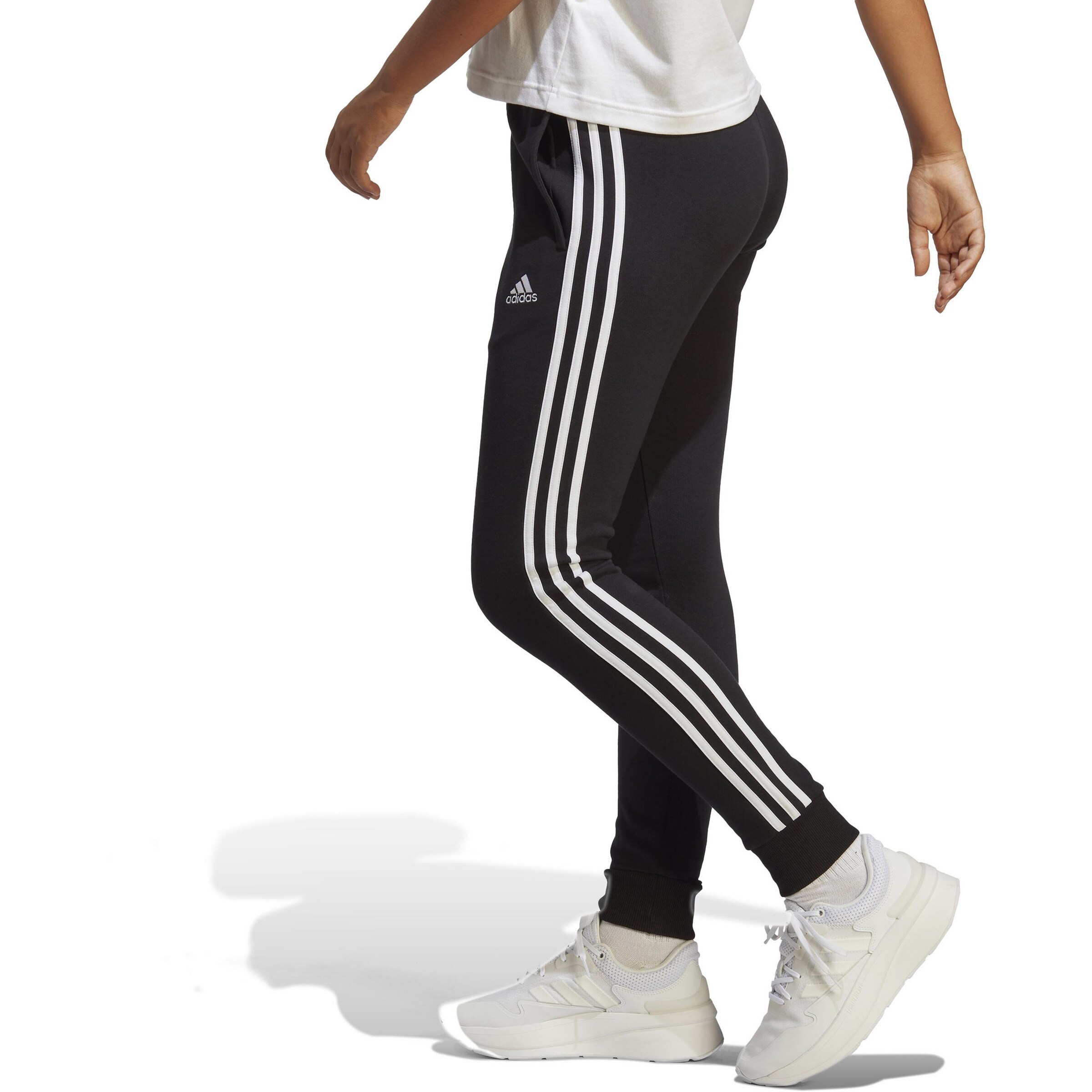 ADIDAS SPORTSWEAR - Tapered Pantalón deportivo 'Essentials' en negro