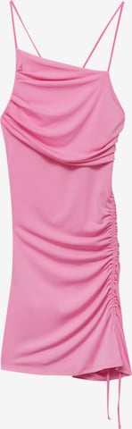 Rochie de vară de la Pull&Bear pe roz: față
