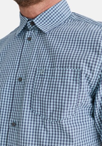 Stooker Men Regular Fit Hemd 'Hudson' in Blau