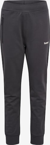 Pantalon Hummel en gris : devant