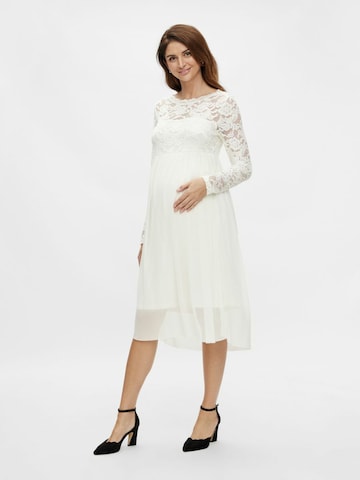 MAMALICIOUS - Vestido 'Mivana' en blanco: frente