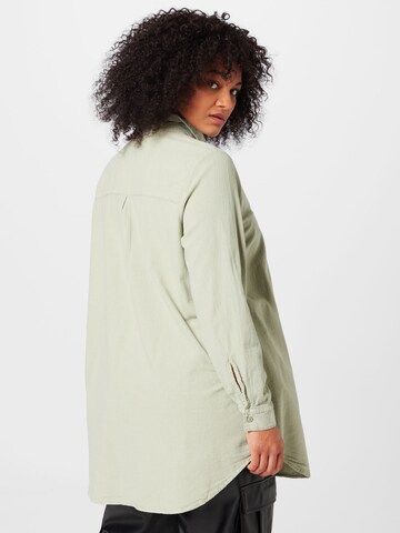 KAFFE CURVE Blouse 'Nana' in Green