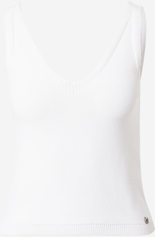 Superdry Gebreide top in Wit: voorkant