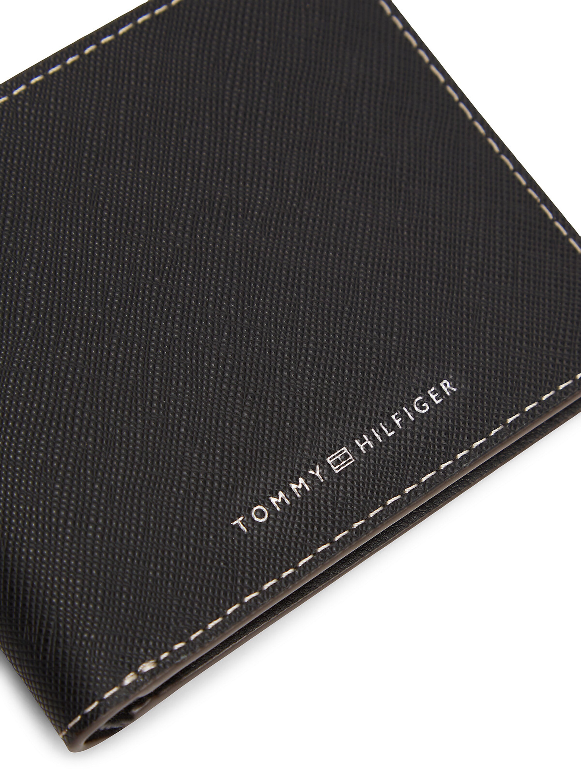 TOMMY HILFIGER Portemonnee in Zwart