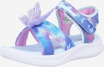 SKECHERS Sandalen 'JUMPSTERS' in Blauw: voorkant