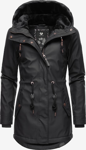 Ragwear Toiminnallinen takki 'Monadis Rainy' värissä musta
