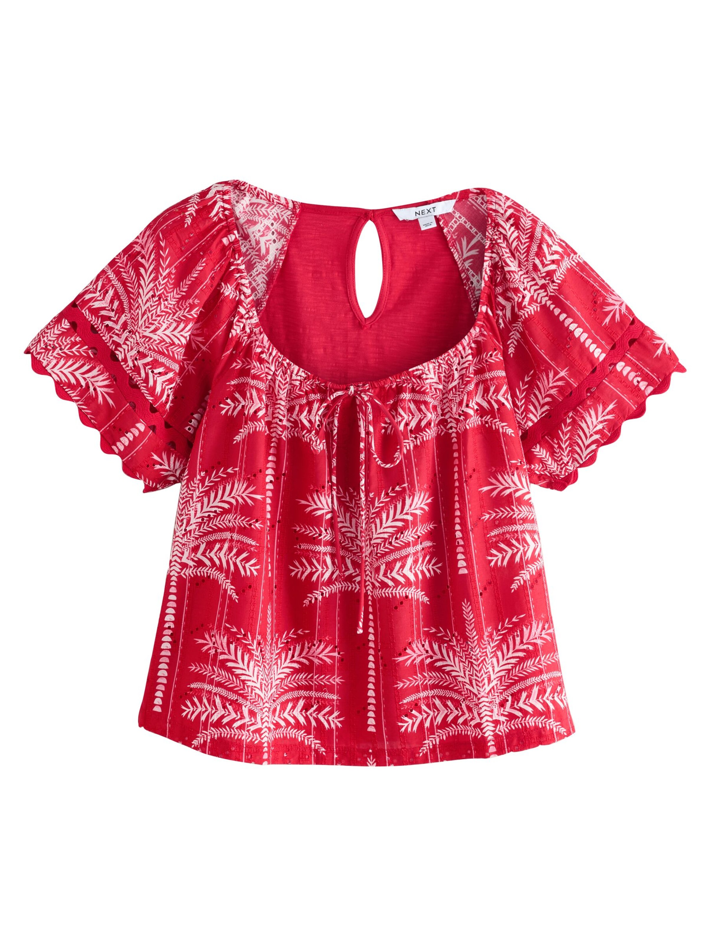 Next Bluse in Rot: Vorderseite