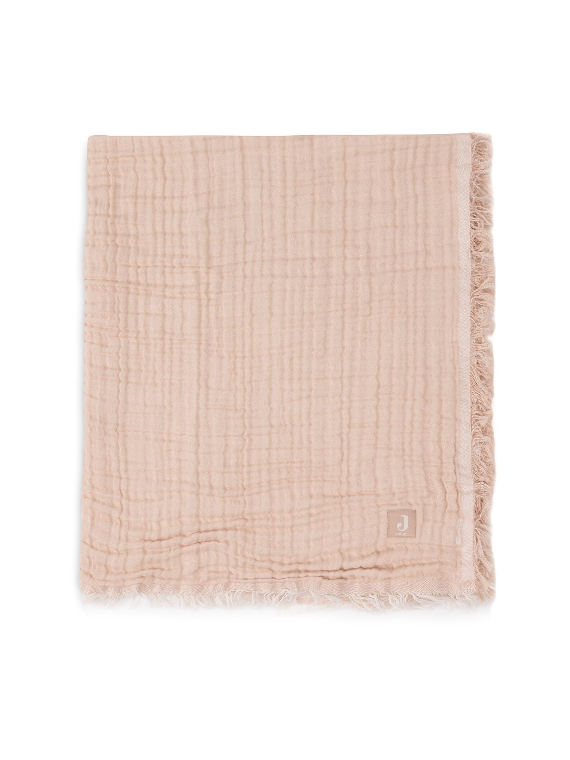 Couverture de bébé 'Wiege Fringe' Jollein en rose : devant