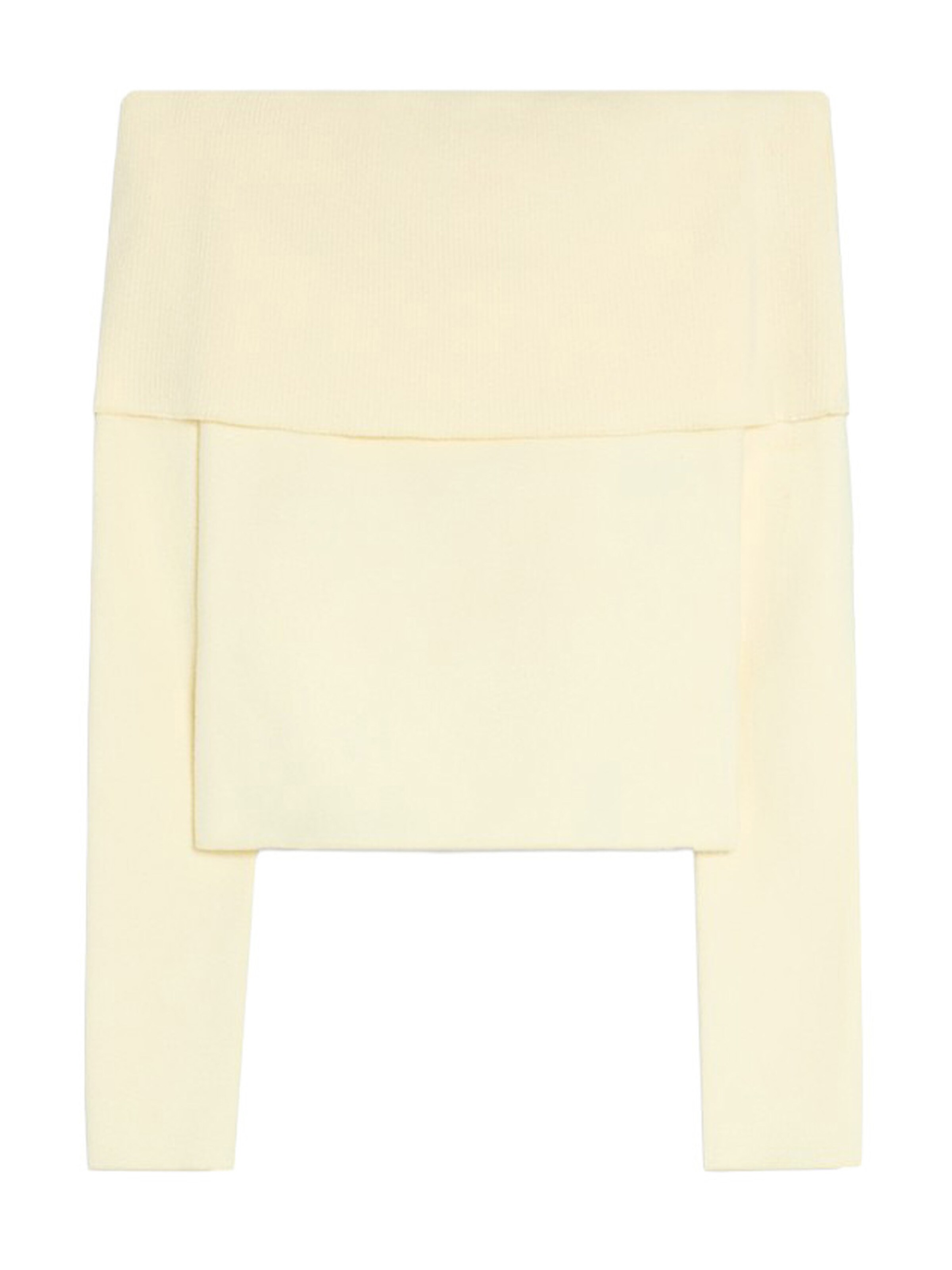 Bershka Sweater in Yellow: front