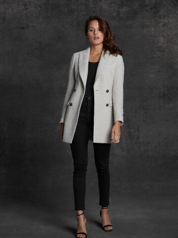 Vulto Blazers 'Alpaca Silk Jacket' in Wit: voorkant