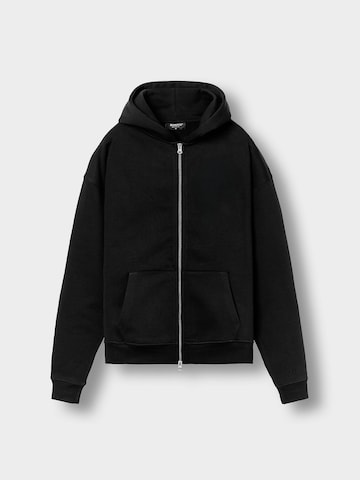 Burocs Sweatjacke in Schwarz: Vorderseite