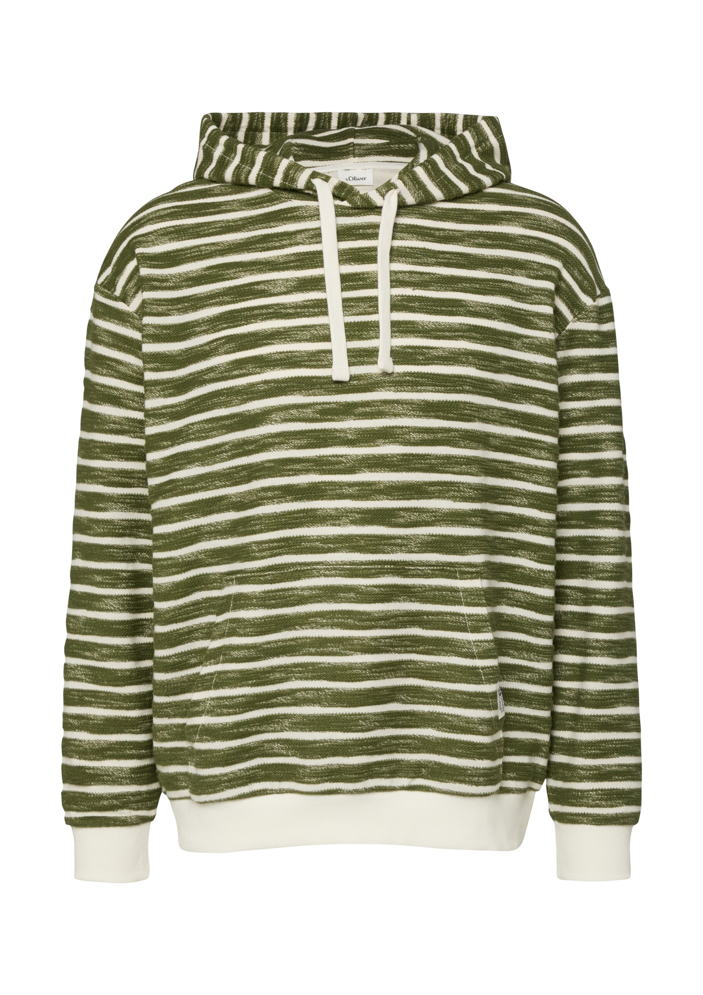 Sweat-shirt s.Oliver en vert : devant