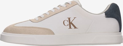Calvin Klein Niske tenisice veličine 40 u nude / sivkasto bež / crna, Pregled proizvoda