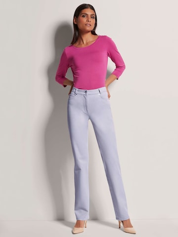 Coupe slim Jean MADELEINE en violet