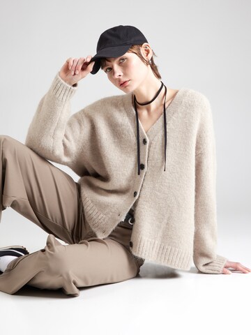Giacchetta extra large 'Emira' di WEEKDAY in beige: frontale
