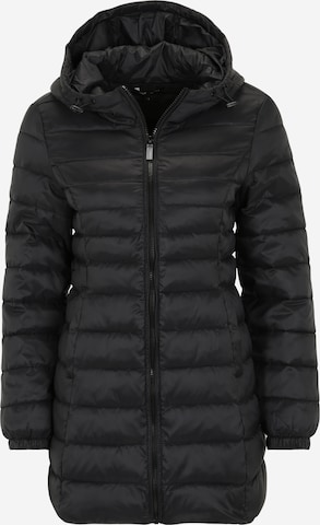 Only Petite Between-Seasons Coat 'NEW TAHOE' in Black: front