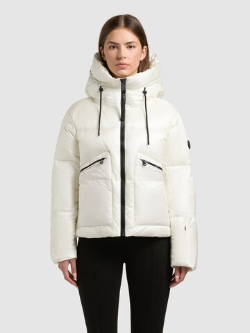 khujo Winter Jacket 'LUNA' in White: front