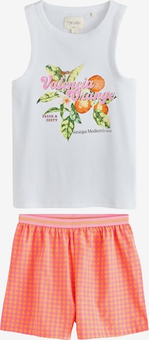 oranžinė Next Pižama su šortais: priekis