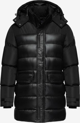 Veste d’hiver Ombre en noir : devant