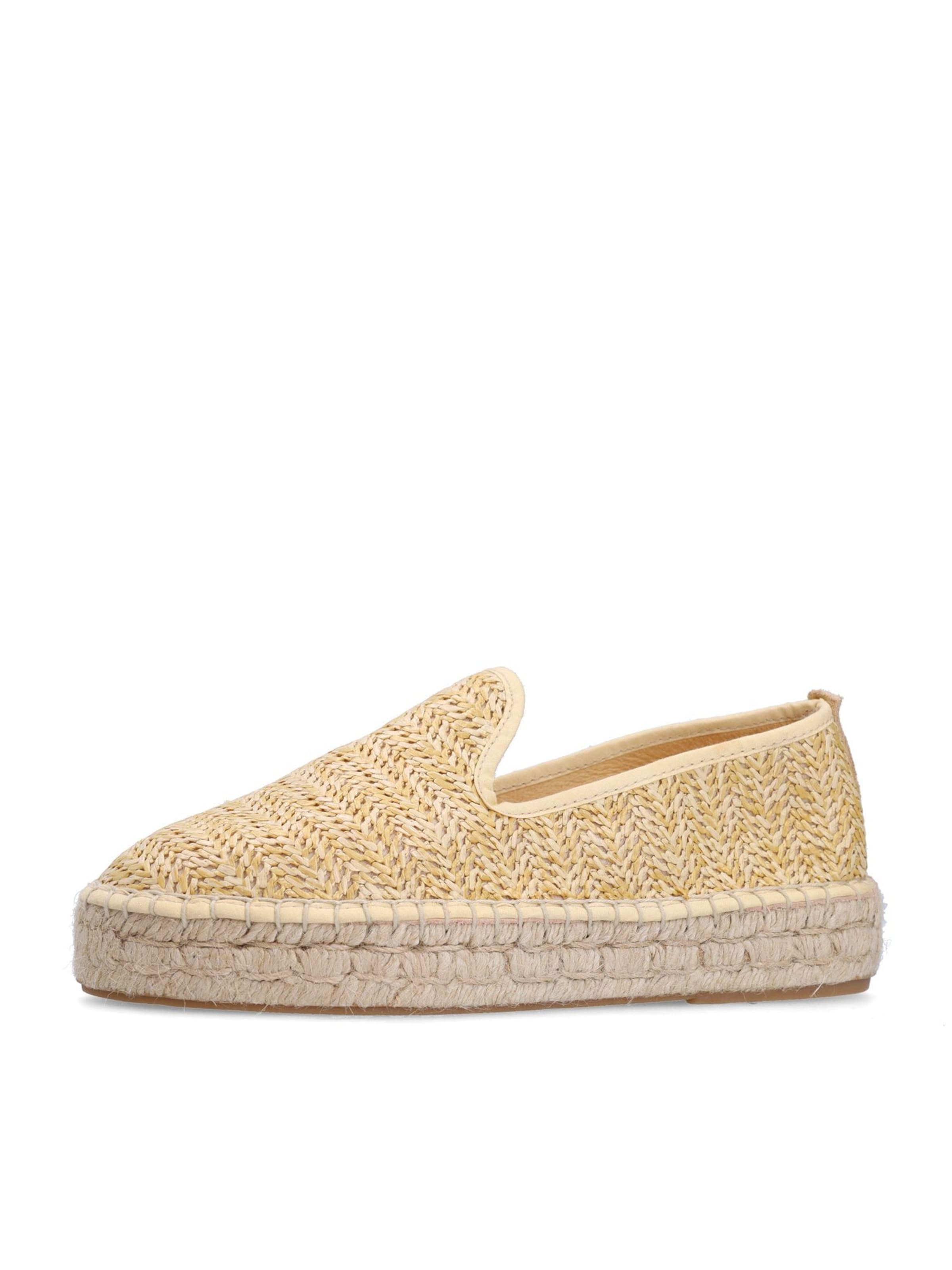 SACHA Espadrilles in Beige: voorkant