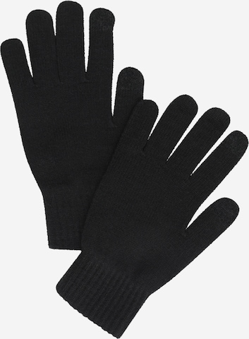 ABOUT YOU Prstové rukavice 'Xaver' – černá: přední strana