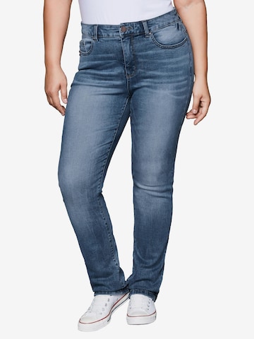 SHEEGO Slimfit Jeans in Blau: predná strana