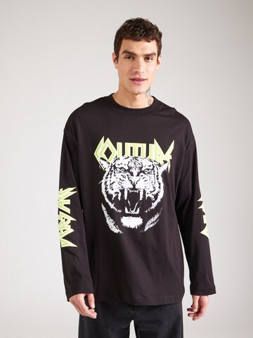 T-Shirt Versace Jeans Couture en noir : devant