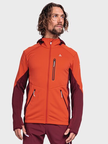 Schöffel Funktionsfleecejacke 'Lodron' in Orange: predná strana