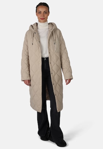 Fuchs Schmitt Between-Seasons Coat in Beige: front