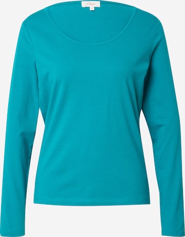 s.Oliver Shirt in Groen: voorkant