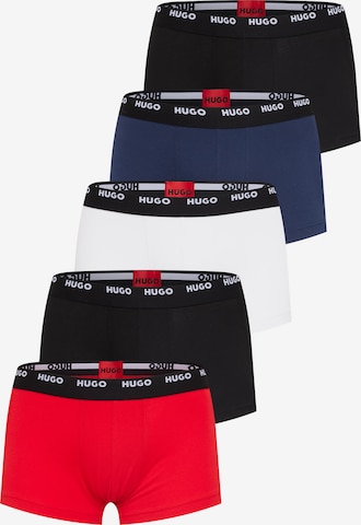 HUGO Red - Boxers em azul: frente