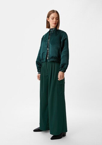 comma casual identity Wide leg Trousers in Green