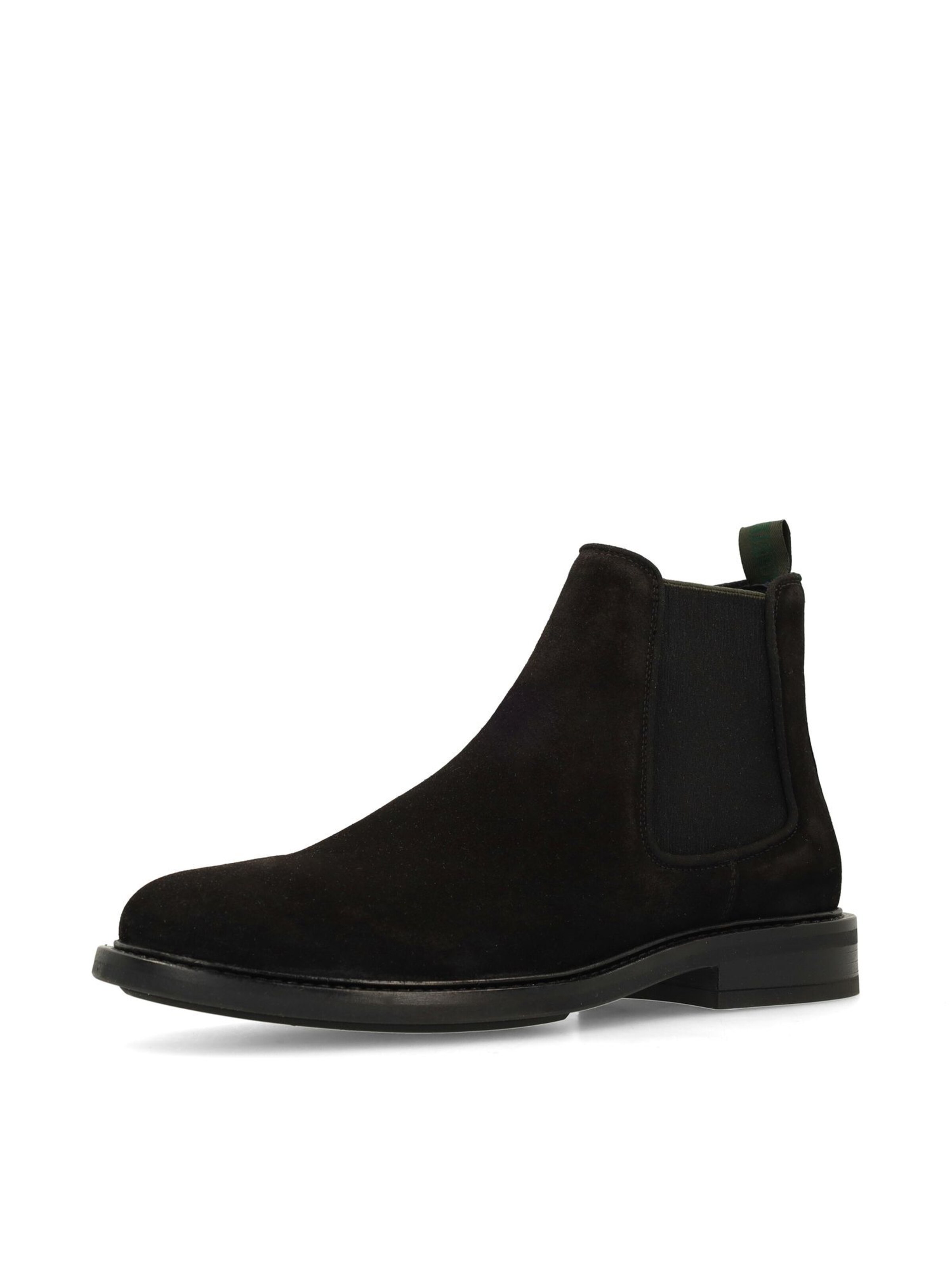 MANFIELD Chelsea boots in Zwart: voorkant