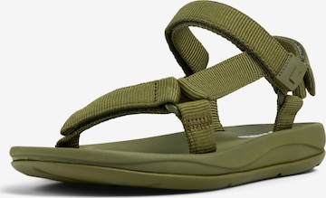CAMPER Sandalen met riem ' Match ' in Groen: voorkant