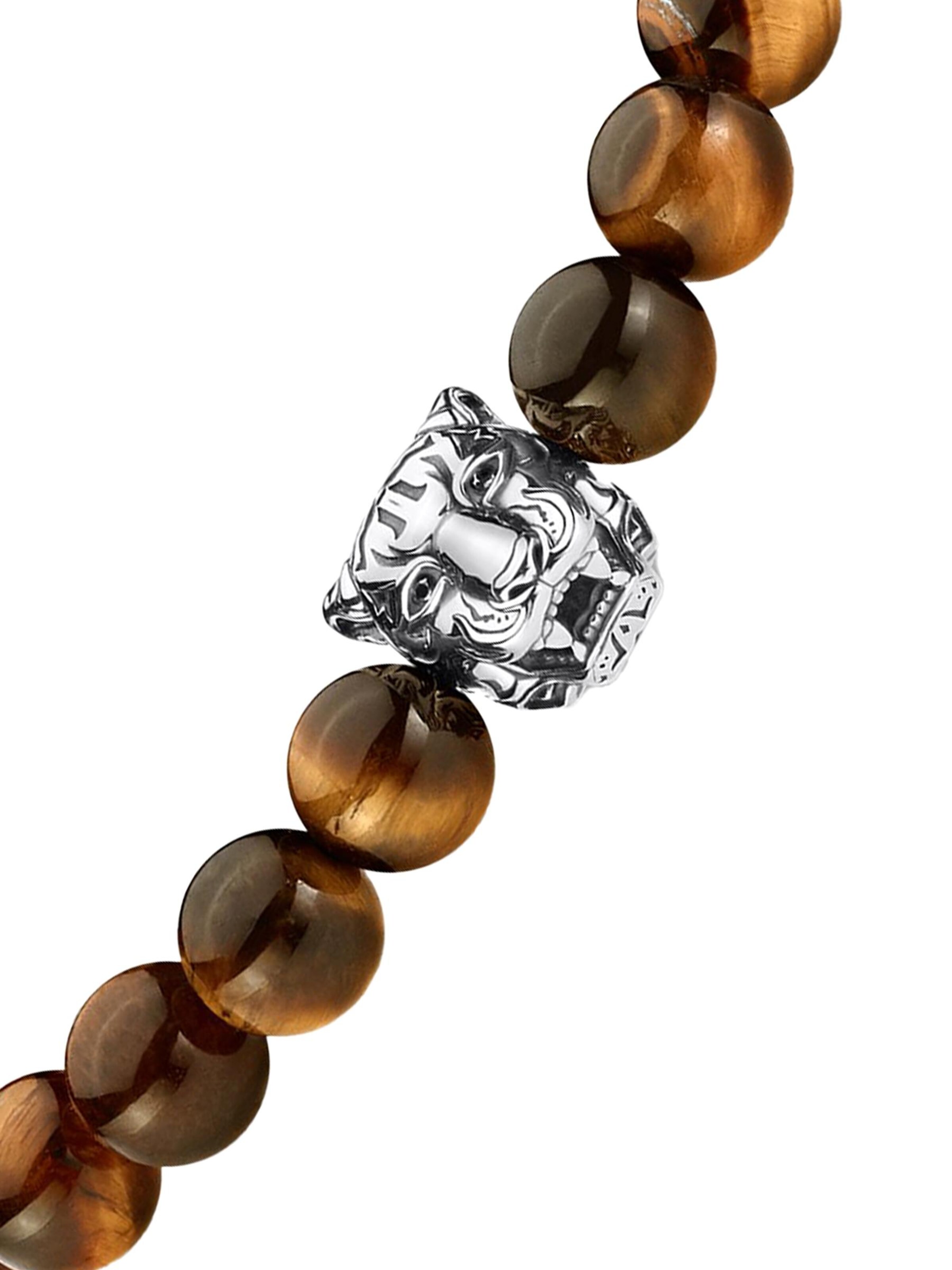 Bracelet 'Armband Tiger Braun' Thomas Sabo en marron