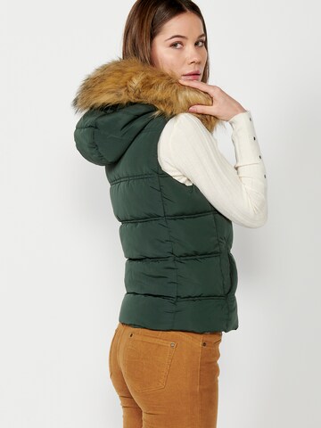 Gilet KOROSHI en vert