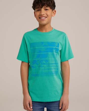 WE Fashion Shirt in Green: front