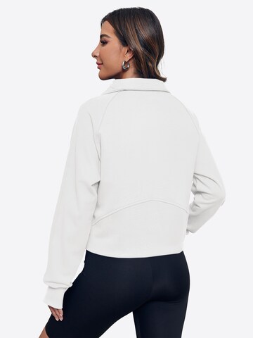 Sweat-shirt Imily Bela en blanc : derrière