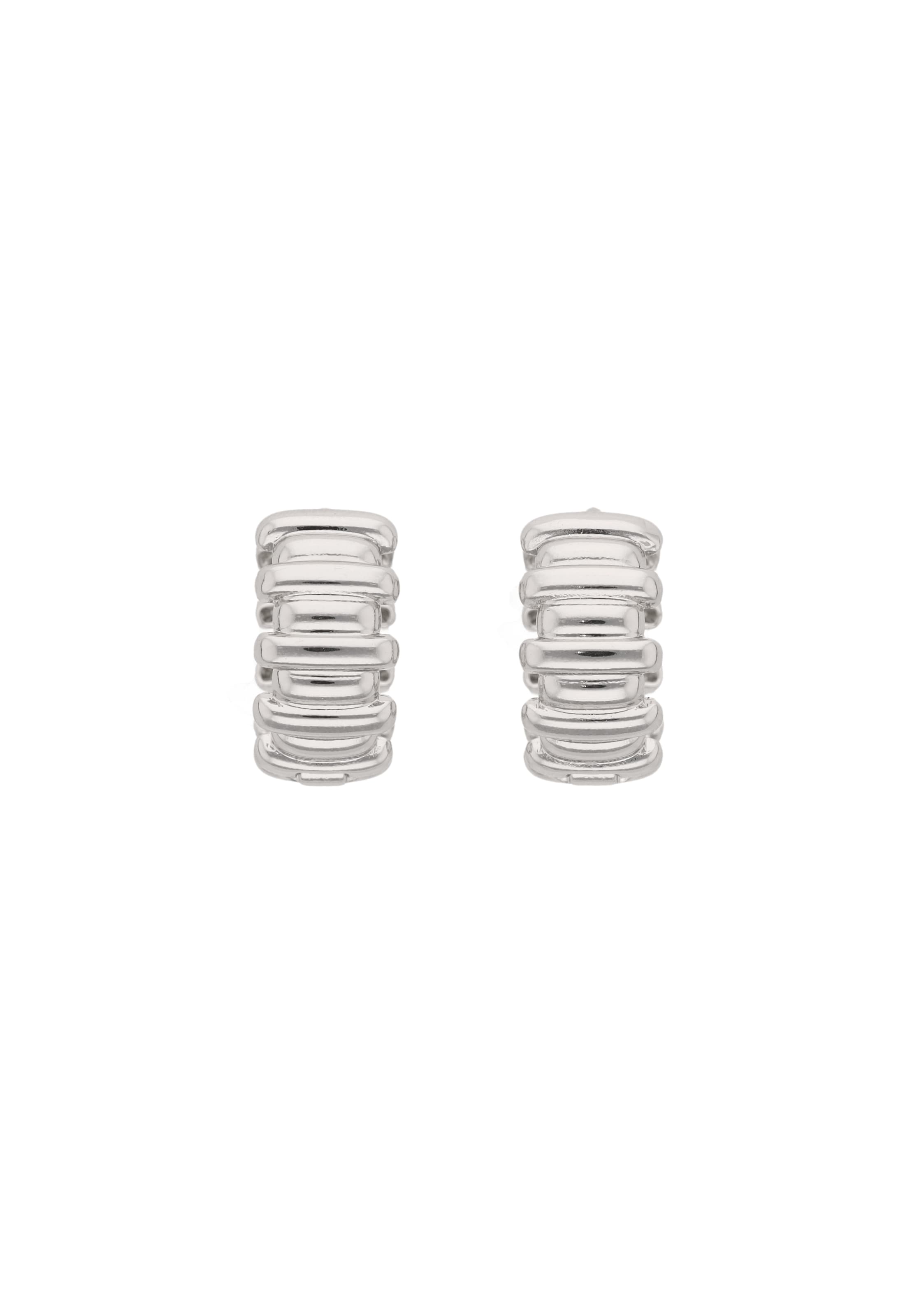 IZIA - Pendientes en plata: frente