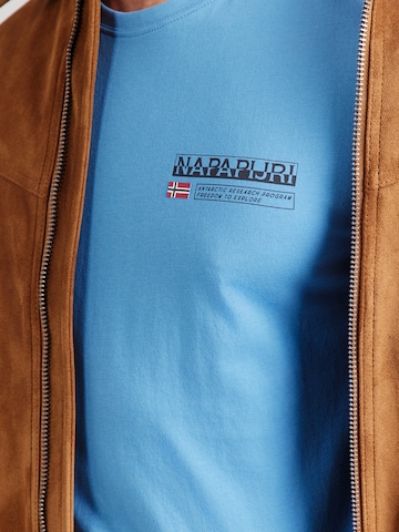 NAPAPIJRI - Camiseta 'S-KASBA' en azul