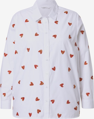 Angel of Style Bluse in gold / rot / weiß, Produktansicht