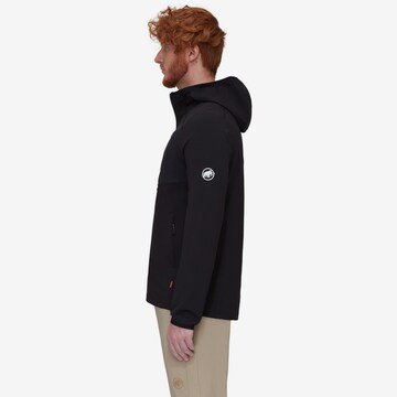 MAMMUT Athletic Fleece Jacket 'Madris Light' in Black