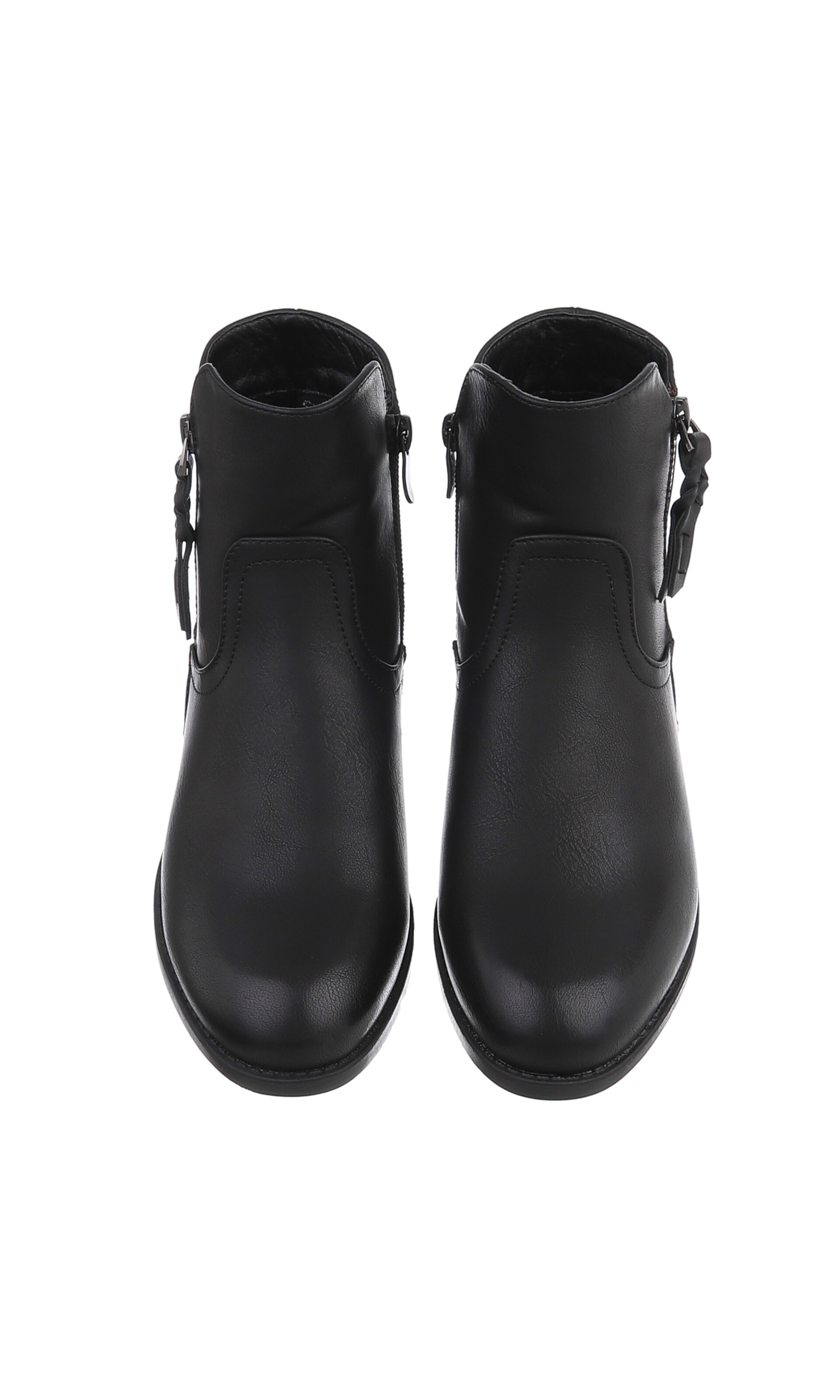 Ital-Design Stiefelette in Schwarz