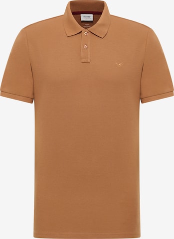 MUSTANG Poloshirt 'Palco' in Braun: Vorderseite