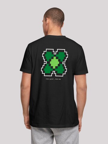 T-Shirt 'Happy New Year' F4NT4STIC en noir
