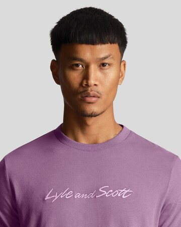 Lyle & Scott T-Shirt in Lila