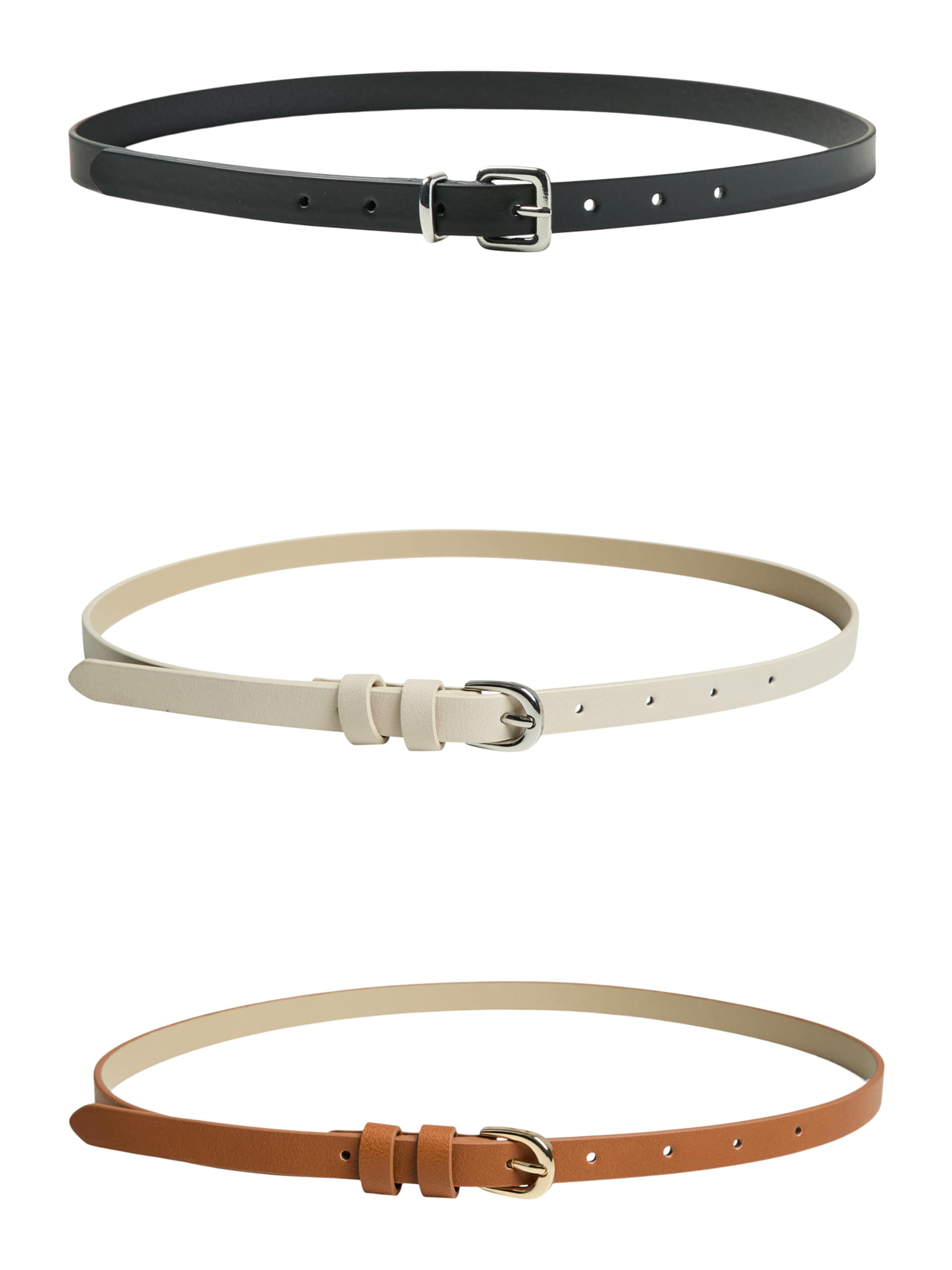 PIECES Opasky 'PCKillas' - Hnedá: predná strana