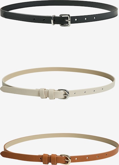 PIECES Remen 'PCKillas' u konjak / crna / prljavo bijela, Pregled proizvoda