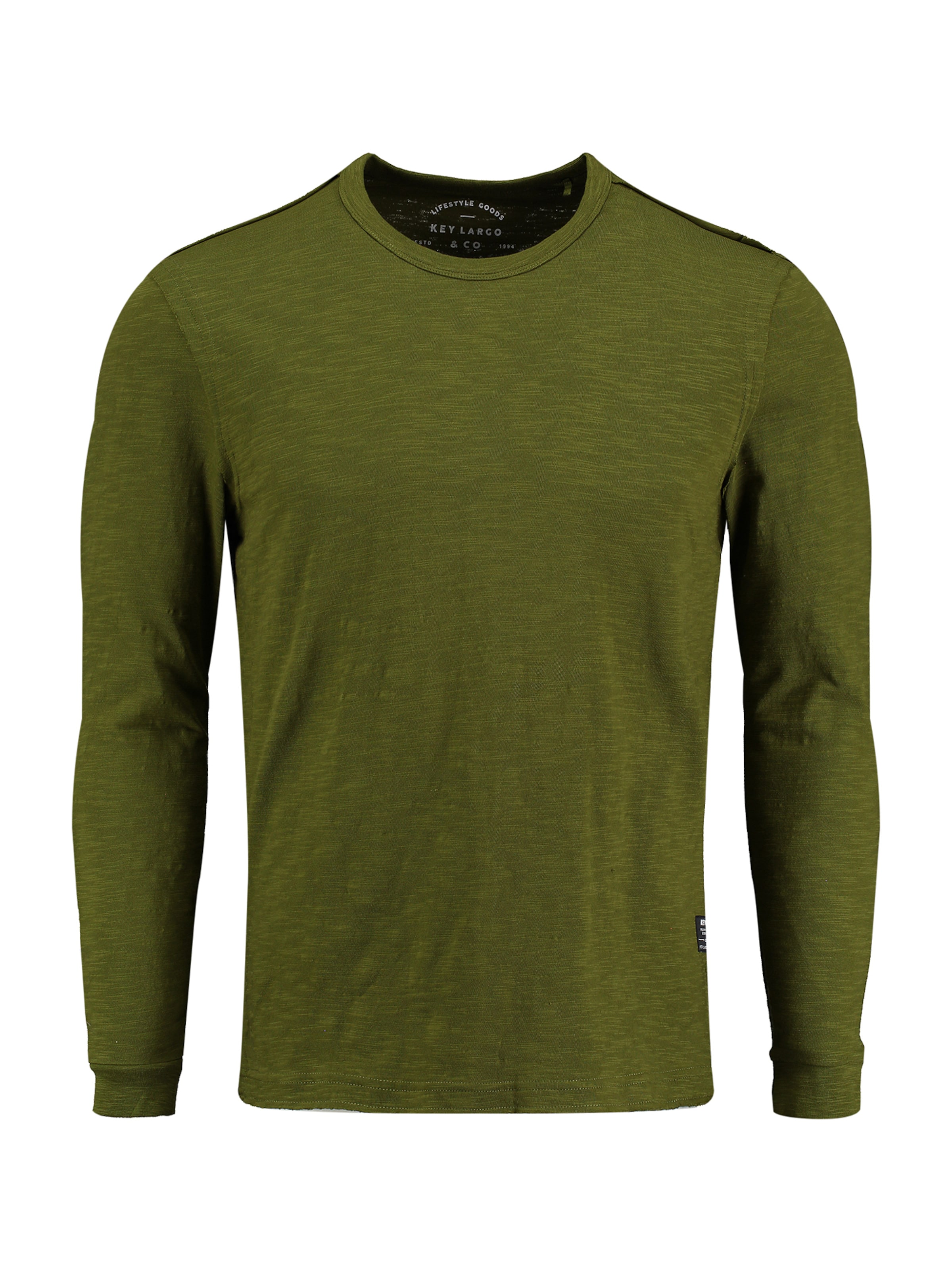 Key Largo Μπλουζάκι 'KLHAMILTON STREET' σε πράσινο: μπροστά